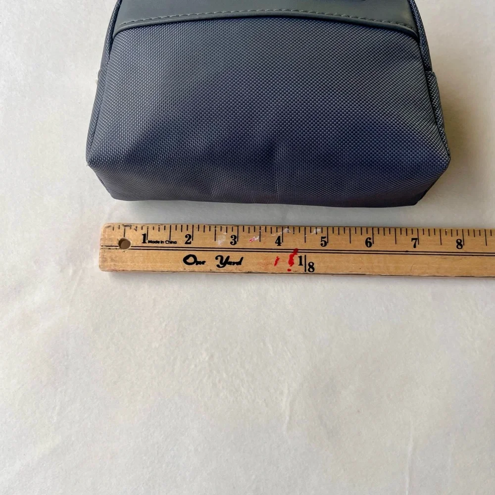 Tumi for Delta Gray Nylon Travel Toiletry Bag